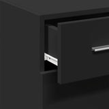 Sideboard Black 30x42.5x93 cm Engineered Wood 846272