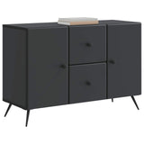 Sideboard with Drawer Black 89 x 34.5 x 60 cm Engineered Wood 895576