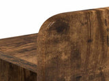 Bed Frame with Storage Smoked Oak 90 x 200 cm Engineered Wood 3433639