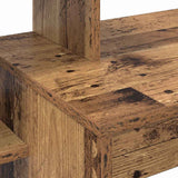 Desk with Shelf Old Wood 100 x 40 x 90 cm Engineered Wood 869320
