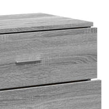 Sideboard Grey Sonoma 60x39x80 cm Engineered Wood 840532
