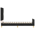 ZNTS Bed Frame Black 80x200 cm Fabric 3344762