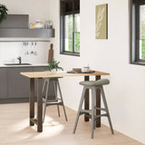 Bar Table Legs Natural Steel 2 pcs 60x cm Steel 4013335
