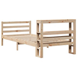 Bed Frame without Mattress 100x200 cm Solid Wood Pine 3305822