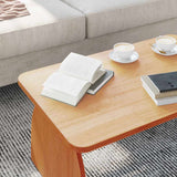 Coffee Table Wax Brown 80 x 50 x 31 cm Solid pine wood 873519