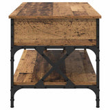 Coffee Table Old Wood 100 x 50 x 50 cm Engineered Wood 883041