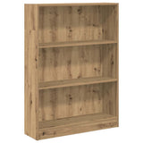 Bookcase Artisian Oak 80x24x109 cm Engineered Wood 857843
