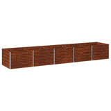 Raised Garden Bed Rusty 400 x 80 x 55 cm corton 8006435