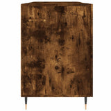 Desk Smoked Oak 140x50x75 cm Engineered Wood 829529
