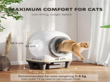 80L Extra Large Self Cleaning Cat Litter Tray with APP Control, Safety Protection, Odor Removal, T3398P552522