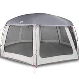 ZNTS Pool Tent with Removable Fly & Mesh Walls Grey 690x690 cm 4100642