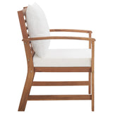 4 Piece Garden Lounge Set with Cushions Solid Wood Acacia 318338