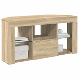 Corner LED TV Cabinet Wall-mounted Sonoma Oak 100 x 40 x 50 cm 889797