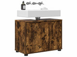 Bathroom Basin Cabinet Smoked Oak 60 x 30 x 60 cm 888752