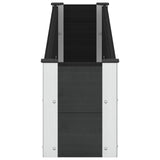 Garden Raised Bed Black 200 x 30 x 36 cm 42039038