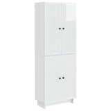 Cabinet Set 2 pcs High Gloss White 66 x 34.5 x 90 cm 3416362