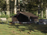 Camping Tent 2-Person Brown Waterproof 4009622