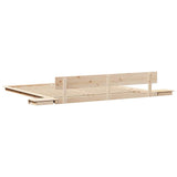 Bed Frame Brown 200 x 200 cm Wood 872386