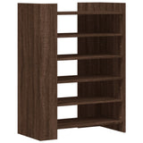 Shoe Cabinet Brown Oak 74.5x37.5x100 cm Engineered Wood 848436