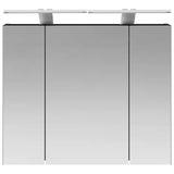 Bathroom Mirror Cabinet Black Oak 60 x 14.5 x 50 cm 889080