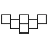 Wall Shelf Black Oak 159x18x66 cm Engineered Wood 868073