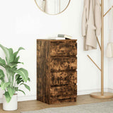 Sideboard Smoked Oak 37.5x35x76 cm Engineered Wood 861755
