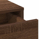 Dressing Table Brown Oak 50 x 41 x 135 cm Engineered Wood 865043