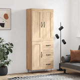 Highboard Sonoma Oak 69,5x34x180 cm Engineered Wood 3200036