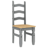 5 Piece Dining Set PANAMA Grey Solid Wood Pine 3345198