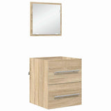 Bathroom Furniture Set with Drawer Brown 41 x 38.5 x 48 cm 875688
