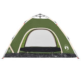 Camping Tent 4-Person Green Quick Release 4004169