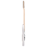 GST Stylish Electric Guitar Kit with Black Pickguard White 87751298