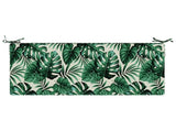 2-Piece Bench Cushions SOEST 2 pcs 100% Polyester Leaf Pattern 950171