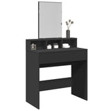 Dressing Table with Mirror Black 80x41x144.5 cm 848172