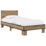 Bed Frame with Headboard Artisan Oak 80 x 200 cm 8009088