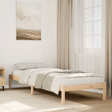 Extra Long Bed Frame without Mattress 80x220 cm Solid Wood Pine 852414