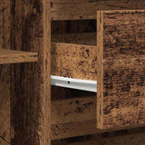 Sideboard with Drawer Old Wood 120 x 41 x 75 cm Engineered Wood 3333913