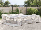 Clear Tarpaulin with Eyelets 5x5 m Polyethylene 4018568