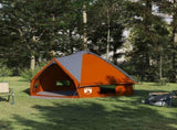 Teepee Tent 6-Person Grey and Orange 431 x 366 x 185 cm 42004073