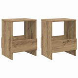 Magazine Rack 2 pcs Artisan Oak 35 x 30 x 45 cm 890983