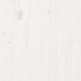 Bookcase Bed without Mattress White 140x190cm Solid Wood Pine 3322685