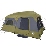 Family Tent 9-Person Green Quick Release Waterproof 94299