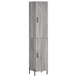 Highboard Grey Sonoma 34.5x34x180 cm Engineered Wood 3198799
