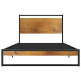 Bed Frame without Mattress Metal 100x200 cm 324863