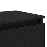 Bedside Cabinet 2 pcs Black Oak 40 x 35 x 50 cm Engineered Wood 881919