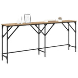 Console Table Artisan Oak 180 x 30 x 75 cm Engineered Wood 882879