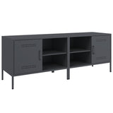 TV Cabinets 2 pcs Anthracite 68x39x50.5 cm Steel 842999