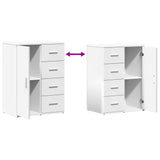 Sideboards 2 pcs White 59x39x80 cm Engineered Wood 3276630
