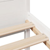 Bed Frame without Mattress White 160x200 cm Solid Wood Pine 855586