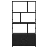 Bookshelf Black Oak 80 x 30 x 155.5 cm Engineered Wood 868437